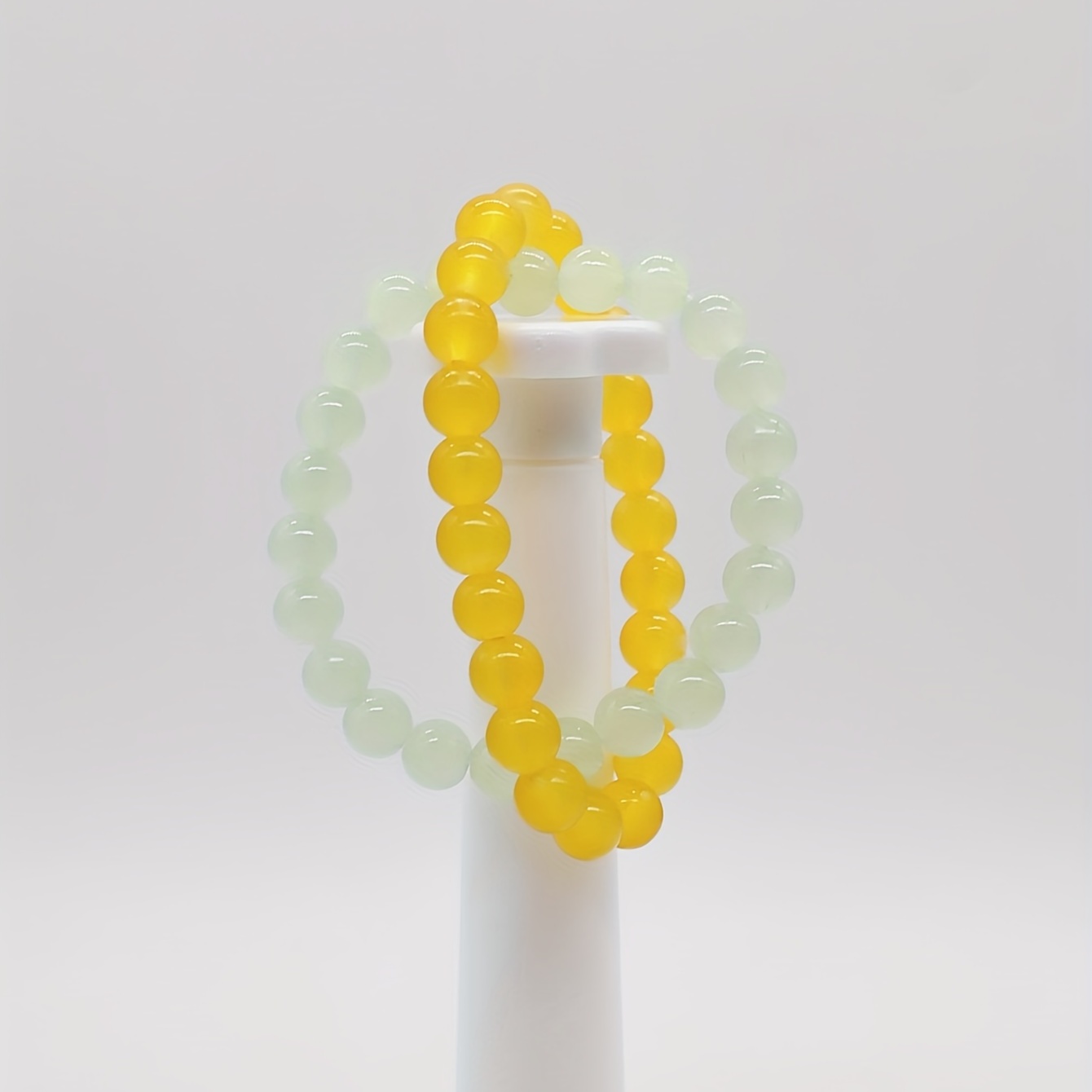 10pcs Jelly Round Glass Beads DIY Bracelet Hand String
